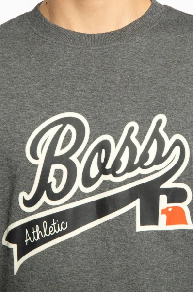 Longsleeve BOSS X RUSSELL ATHLETIC | Relaxed fit BOSS BLACK pilka